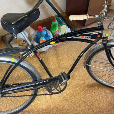 Rare Huffy Camaro Black Bicycle With Large Basket 