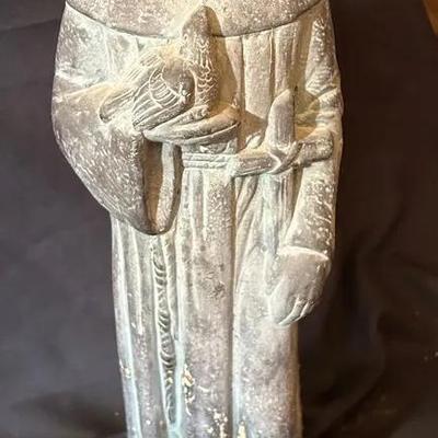Concrete Saint Francis Of Assisi Garden Statue 