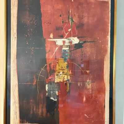 Abstract Watercolor By Johnny Friedlaender 