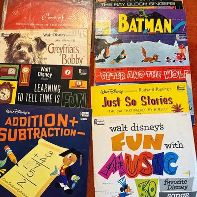 Collection Of Vintage Vinyl Records-Disney, Jazz, Christmas 