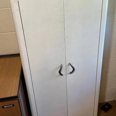 Vintage Metal Storage Cabinet 