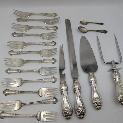 Mixed Lot Of Sterling Silver Flatware 