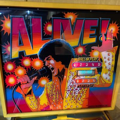 Vintage “ELVIS ALIVE!” Brunswick Pinball Machine
