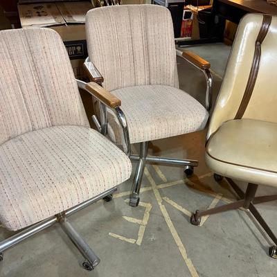 Three Vintage Dining Chairs