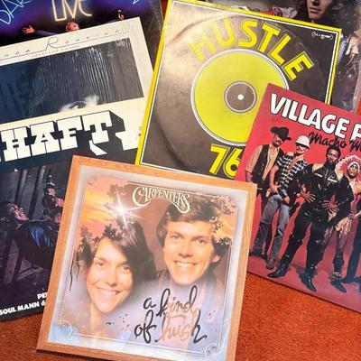 Vintage Vinyls-Village People, Manilow, Carpenters 