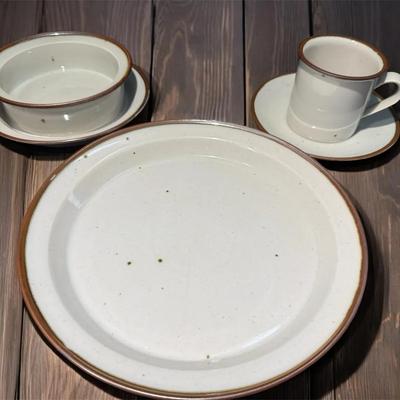 Dansk dinnerware niels refsgaard designed, brown mist collection