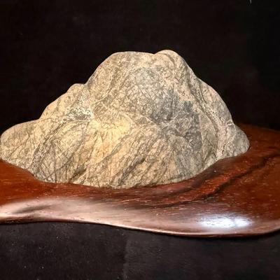 Japanese suiseki stone