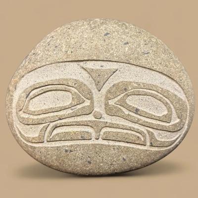 Native american laser cut rock
