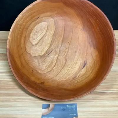 Remwoodz cherry wood bowl