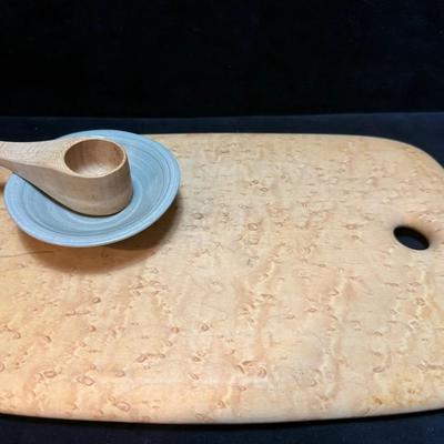Birds eye maple cutting board and more