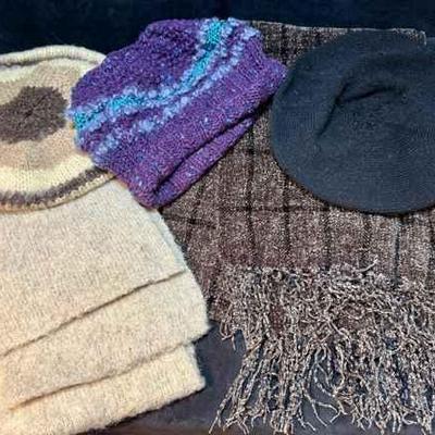Winter hats and scarves