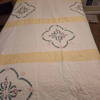 Yellow & White Quilt