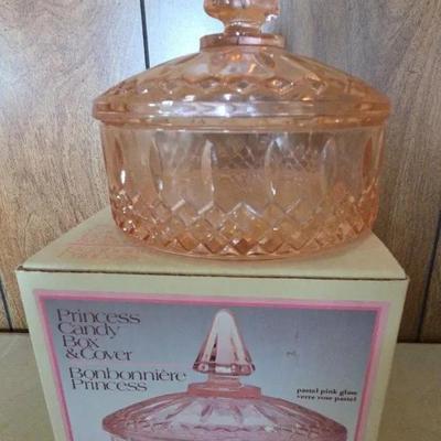 Indiana Glass Princess Candy Jar