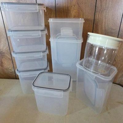 Storage Container With Gasket 9 Pieces