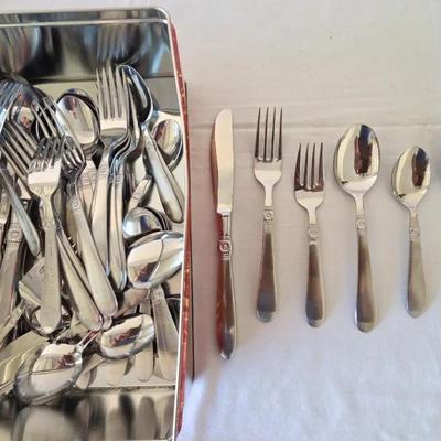 Lady Beatrice Japan Full Stainless Silverware Set With Service For 8