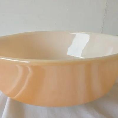 Fire King Anchor Hocking Peach Lustre Casserole Baking Oven 1.5 Quart