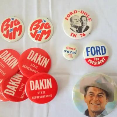 Vintage Pins Some Campaign