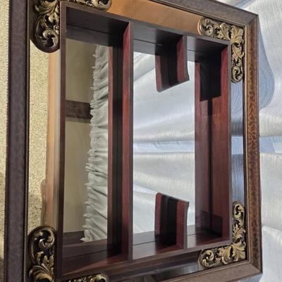Vintage Mirror With Shelves