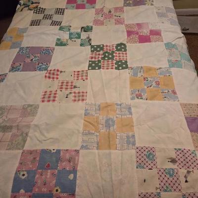 Two Hand Sewn Summer Quilts