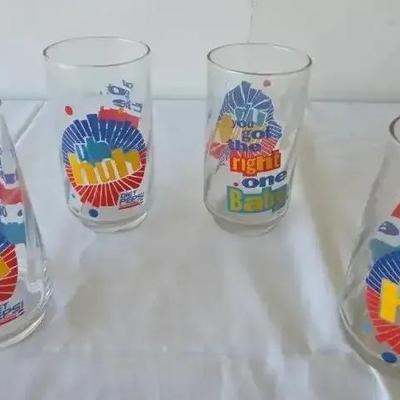 Diet Pepsi Glass Cups Set Of 4