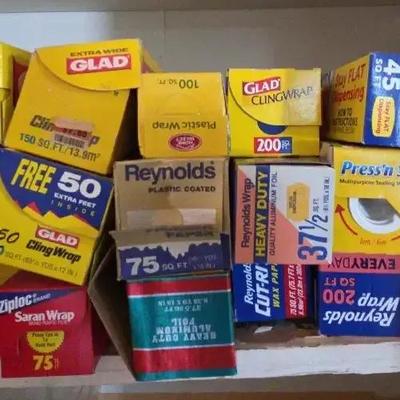 Aluminum Foil And Cling Wrap Lot