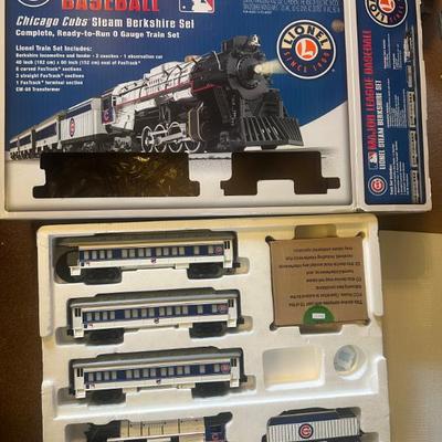 Lionel Chicago Cubs MLB Berkshire Train Set (WITH BOX)