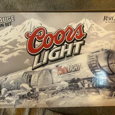 Rail Kings Coors Light 'Silver Bullet' O-Gauge Train Set (With Box)