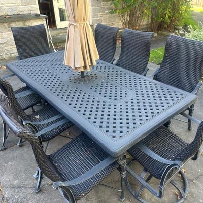 Large Patio Set, Patio Couch, Fire Pit