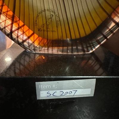 Genuine Hand-blown Art Glass by Viz Glass Studios, 2007