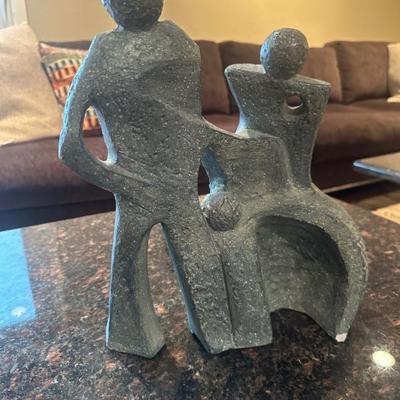Austin Productions- MOREY ABSTRACT "FAMILY" STONE SCULPTURE