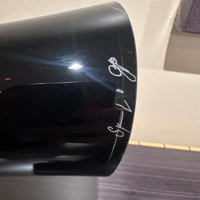 SkLO Echo Vessel. It is a decorative piece of handblown Czech glass with a mirror finish on the inside