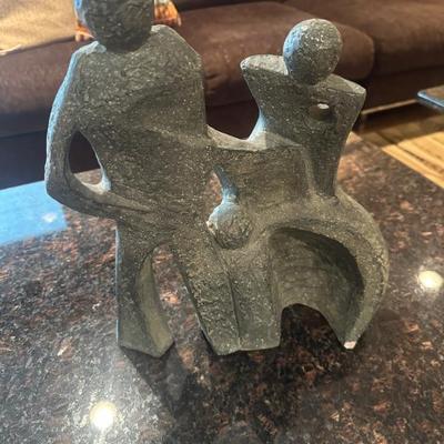 Austin Productions- MOREY ABSTRACT "FAMILY" STONE SCULPTURE