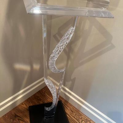 Post Modern/Contemporary Lucite Display Stand