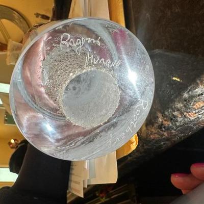 Murano Art Glass Sculpture- "Lovers" by Francesco Ragazzi 