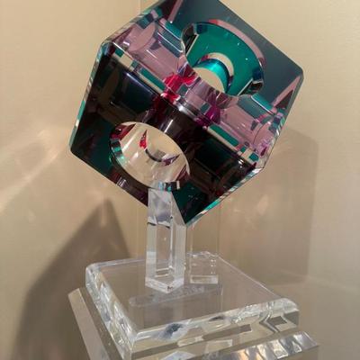 Prismatic Modern Sculpture by Shlomi Haziza, 1994