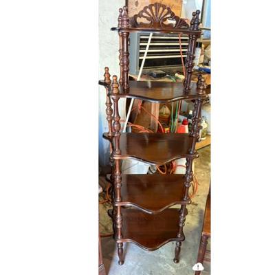 vintage curio shelf $99
21 X 12 X 46"
2 available