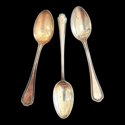 3 Sterling Silver Spoons(56.89g)