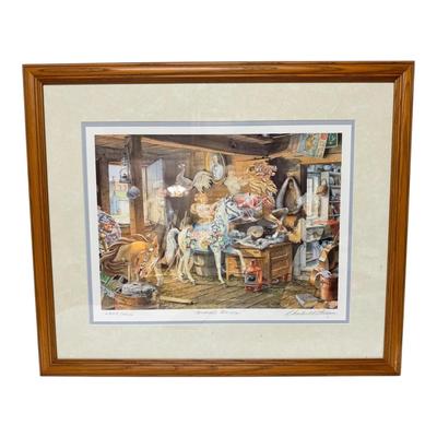 “Carousel Horse” by C. L. Peterson, Signed and Numbered Framed Print
