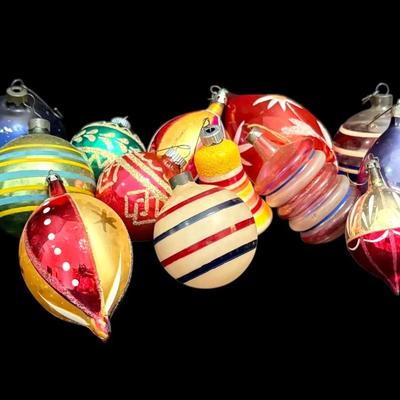 60+ Vintage Christmas Ornaments! - Including Shiny Brites & Ornaments Made in Poland & West Germany