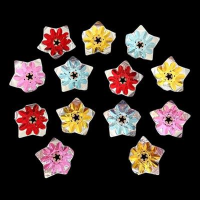 Vintage Tin Foil Christmas Tree Flower Light Bulb Reflectors 