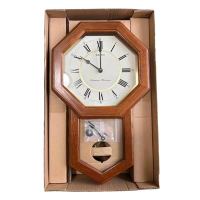 Seiko Wall Mount Chime Clock (New In Box)