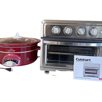 Cuisinart Air Fryer (TOA-60) & Rival Crockpot (SCVP603)