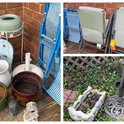 Garden Chairs, Pots & Outdoor Accessories Collection