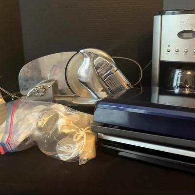 George Foreman Rapid Grill, Gevalia Coffee Maker & Deli Meat Slicer