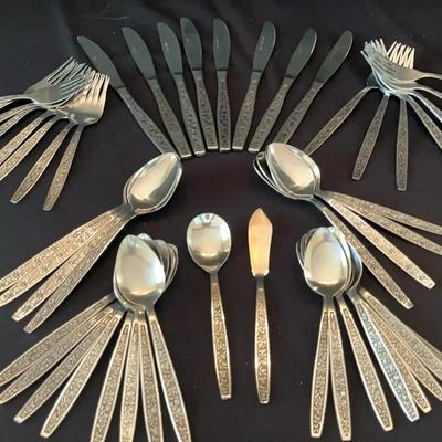 Rogers Company Stainless Steel Flatware Set – 46+ Pieces