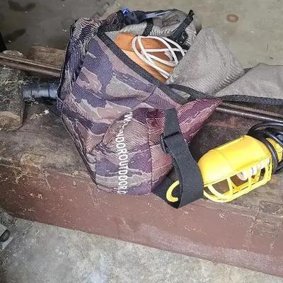 Vintage Wooden Toolbox With Tools