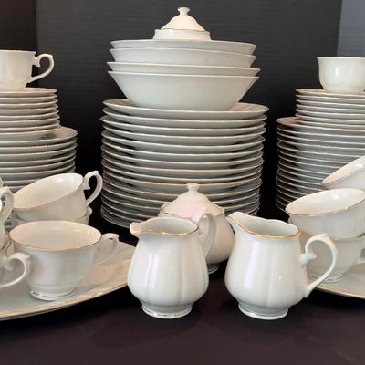 84+ Piece Fine Dinnerware Set by Gabbay Company