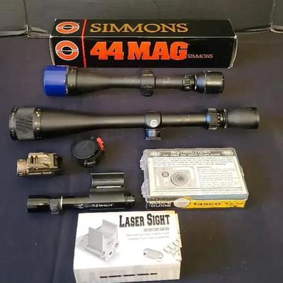 Gun Scopes and Laser Sight Collection Featuring Simmons, Tasco & Smith & Wesson