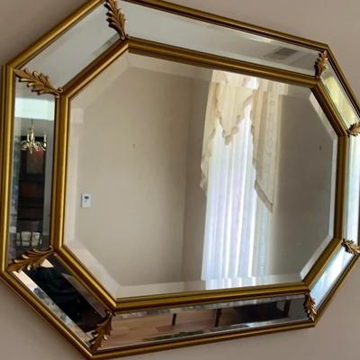 Bombay Company Mirror with Gold Accents