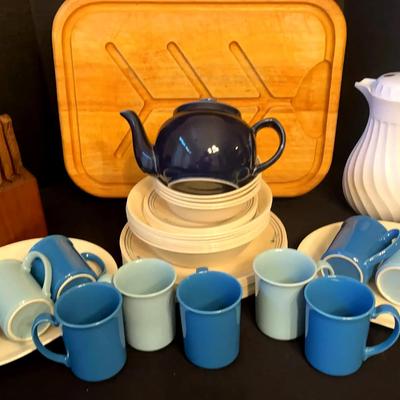 Corelle Dinnerware and Corning Coffee Mugs